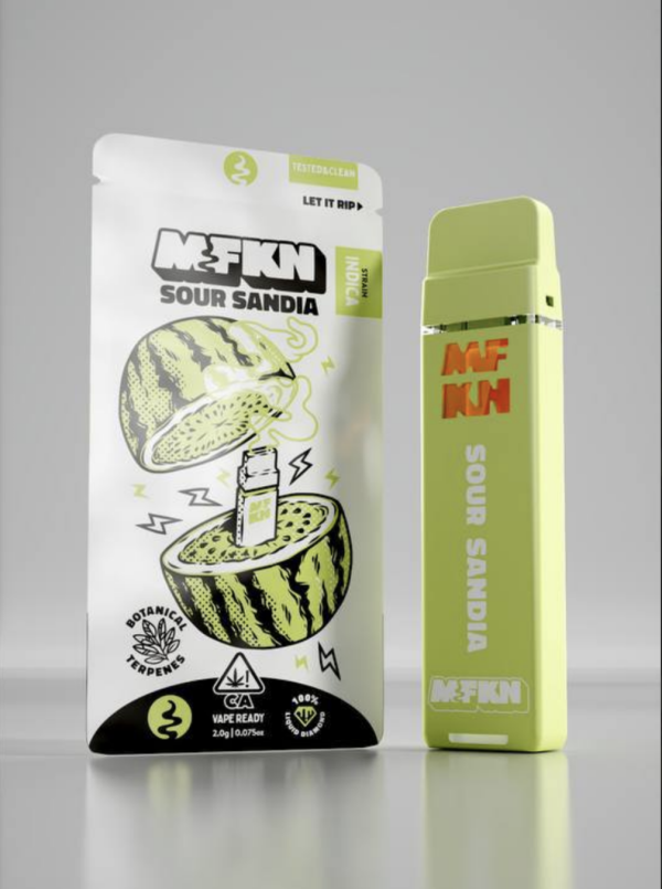 MFKN Sour Sandia 2g Disposable Vape pen